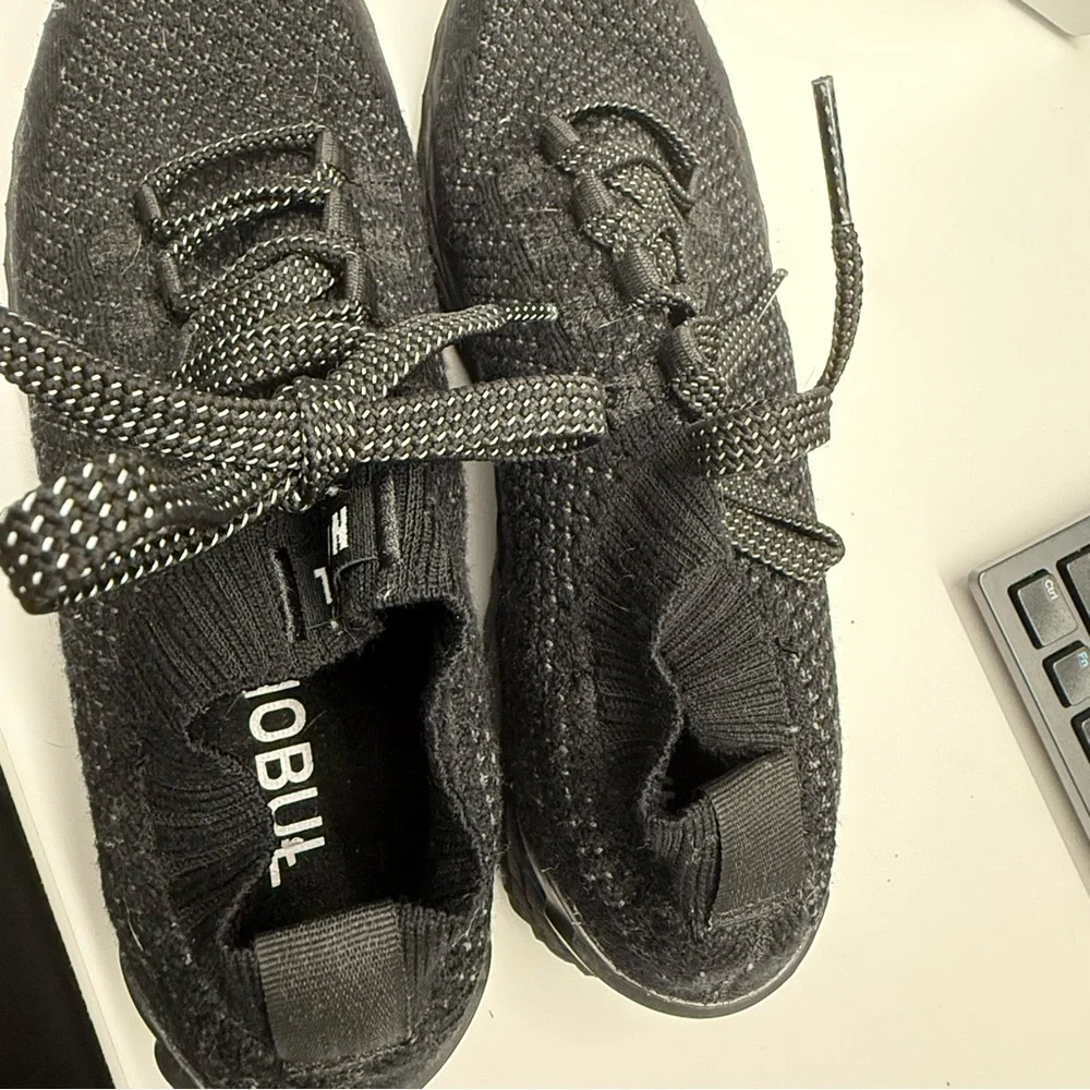NOBULL Women's Allday Knit Black Running Sneakers